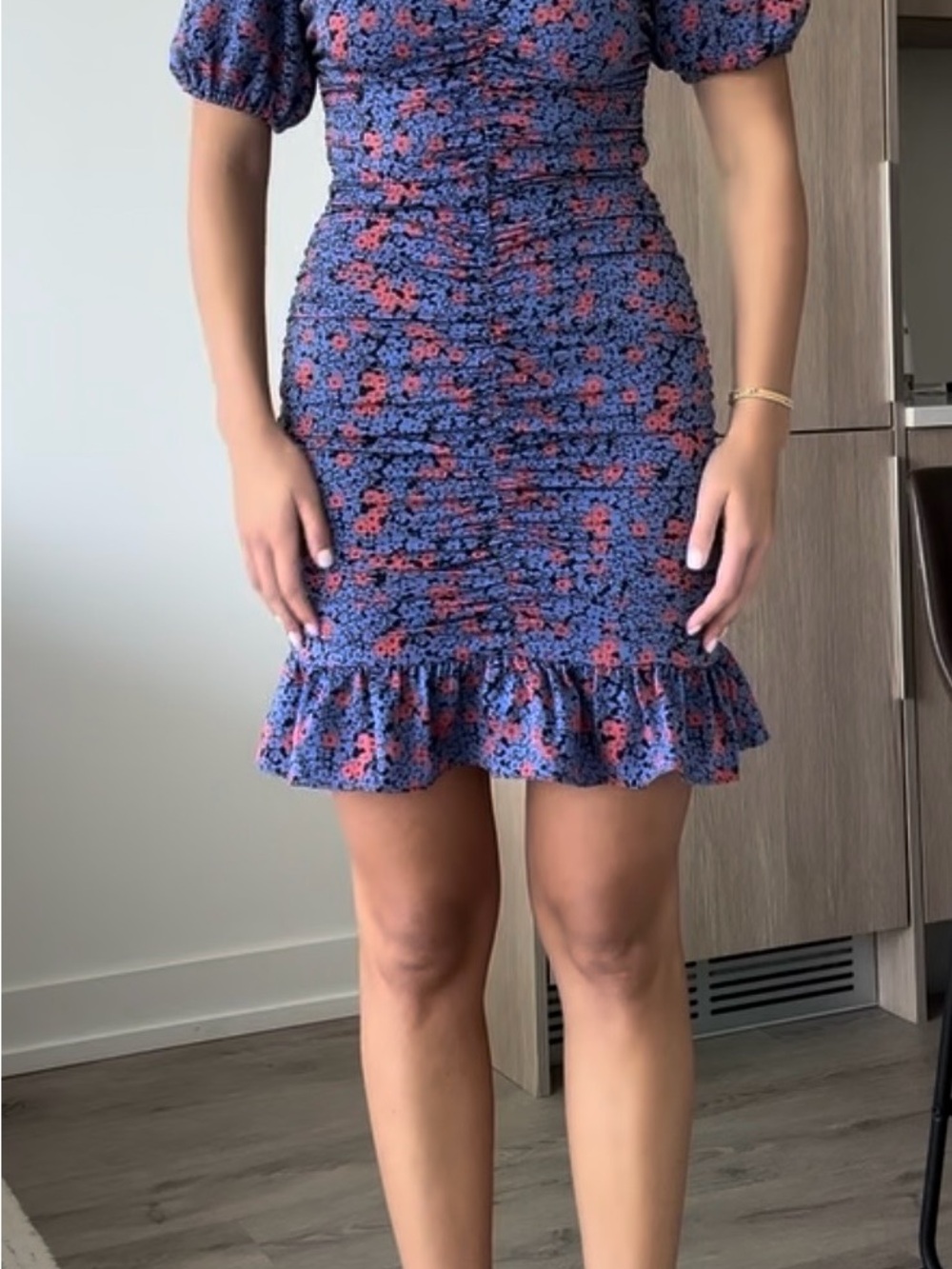 Rails Mini Dress with Pink Floral Print ( Scarlette Dress) - Picture 3 of 7